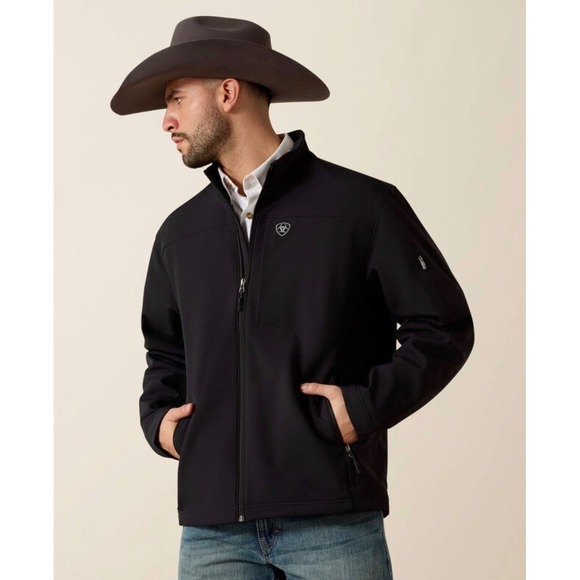 Ariat Other - Ariat Vernon 2.0 Softshell Jacket Mens 3XL Black Wind Water Resistant 10023329